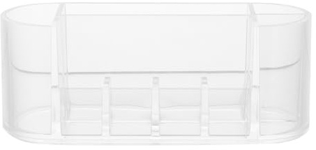 MILISTEN Transparente Kapazität Aufbewahrungsbox Fächern Acryl mit Mehreren Großer Leichtes Design Organizer für Make Up Pinsel und Kosmetik Am Schreibtisch