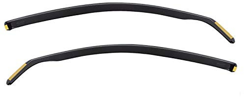 J&J AUTOMOTIVE | Windabweiser Passend Für Golf 6, 5-Türer 2008-2012, Heko Regenabweiser, Getönt, Set 2-Teilig, Vorne, Aerodynamisch