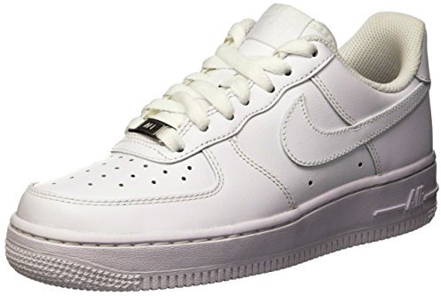 Nike Air Force 1 07 Damen-Basketballschuhe, Weiß - Bianco - Größe: 41 EU
