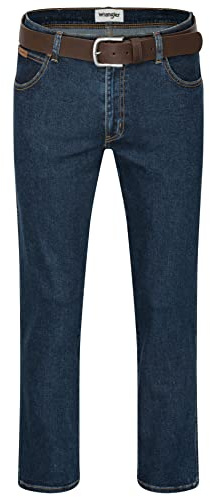 Wrangler Texas Stretch Herren Jeans Regular Fit inkl. Gürtel