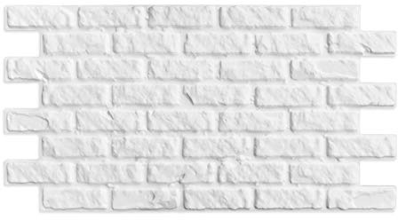DECORESIN Panneau imitation brique reconstruit en polystyrène non traité (lot de 7,84 m²)