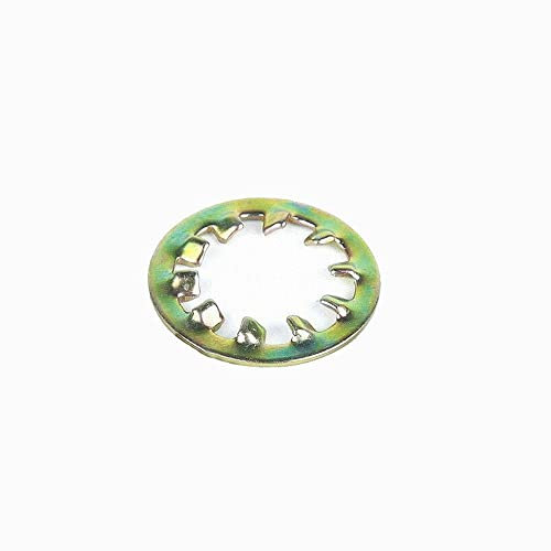 Cfty Sicherungsscheibe Interne Außenzähne Sperrenscheiben M3 ~ M12. Kohlenstoffstahlfarbe verzinkte Dichtung(Internal Tooth,M4_1000PCS)