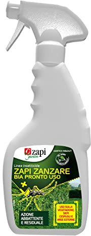ZAPI Garden | Zapi Zanzare Bia Pronto Uso - Insetticida Liquido Pronto Uso, Azione Abbattente e Residuale, Contro Insetti Volanti e Striscianti, 1l