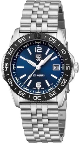 Luminox Herren Armbanduhr in der Farbe Beige mit Armband aus Kautschuk, Wasserdichtigkeit: 20 bar, Gehäusedurchmesser: 44 mm, XS.3150