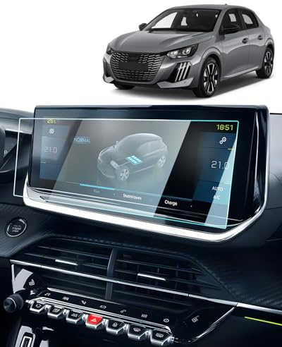 BIXUAN 208 e-208 2008 e-2008 e-2008 10 Navigation Schutzfolie kompatibel mit Peugeot 508 50SW 508L i-Cockpit 2019-2024 Displayschutzfolie Transparent 9H Kratzfest Gehärtetes Gla Navi Folie
