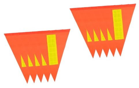 Sosoport 10stücke Bicycle Safety Flags Hochsichtbare wasserdichte Und Reißfeste Fahrradwarnflaggen Für Erwachsene Einfache Montage Für Sicheres Radfahren