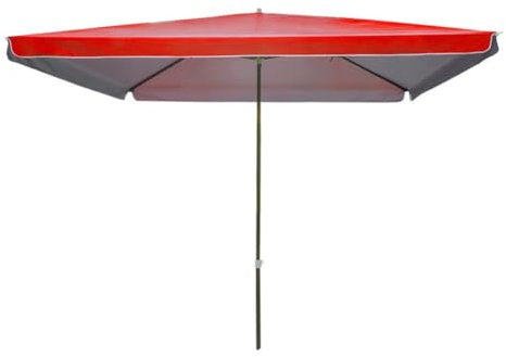 Grand parasol carré pour étals, pliable, imperméable et résistant au soleil, parasol de plage rectangulaire pour cours, jardins, pelouses, plages et shopping