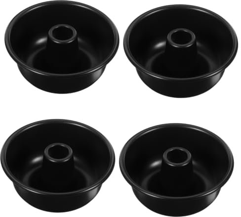 Amosfun 4 Pièces moule à beignet moule donuts moule à donuts moule à cake plat de cuisson antiadhésif pour gâteau bonbonnière moule à gâteau pour dessert moule de cuisson pour
