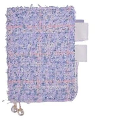 Softcover-NotizbüCher Sanftes, weiches Petit Journal-Notizbuch, Retro-lila Stoff, Bucheinband, Raster, Agenda, Planer, Budgetplaner, Organizer, Schulbedarf, A6 NotizbüCher A5 Softcover(Purple A6)