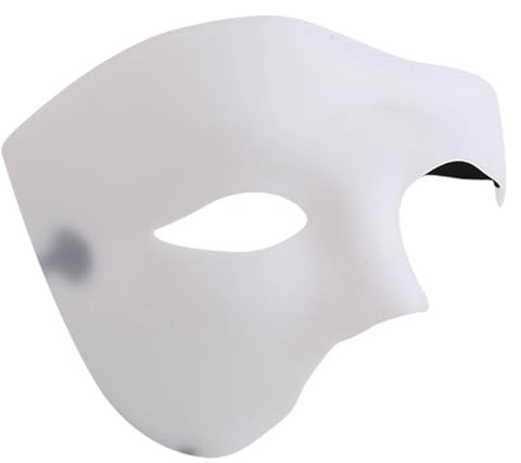 Factorys Phantom Der Oper Halbmaske, Venezianische Maskerade Maske Vintage Antike Masken Herrenmaske Maskerade Maske für Mottoparty, Halloween, Karneval, Maskenball, Rollenspiel