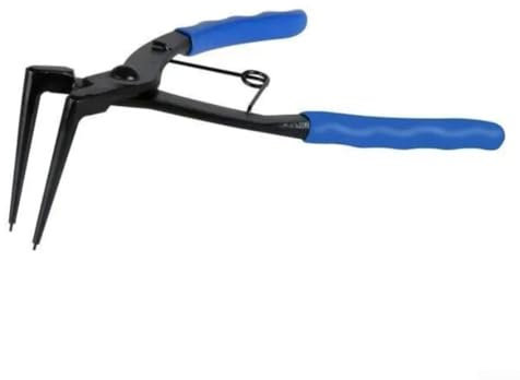 Needle Nose Pliers,Long Reach Bent Needle Nose Pliers Automotive Internal Cylinder Snap Ring Pliers for Professional Auto Repair