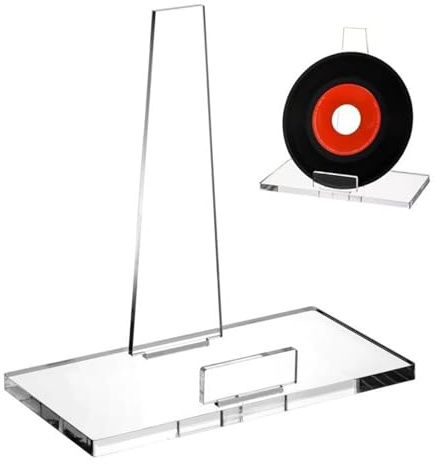 Acrylic Display Stands - Book Display Stand | Clear Transparent Acrylic Postcard Display Stand | Records Rack Holder, Picture Albums Collection Shelf For Postcards, Photos, Books, Albums