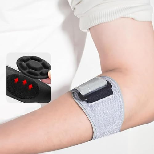 TenaLucy Gomitiere Palestra Comodo Rimovibili Fascia Epicondilite Gomito Regolabile Tutore Gomito Leggero Gomitiera Epicondilite per Alleviare Dolore Tendinite Lesioni Ideale Tennisti Golfisti(B)