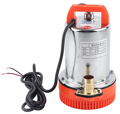 Zerodis DC 12V Submersible Pump, 12V Deep Well Pump Irrigation for Garden Greening Domestic Drainage
