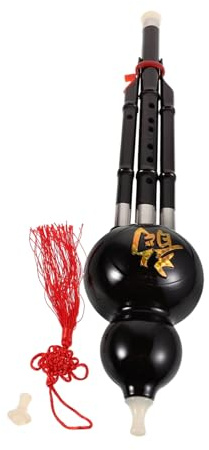 INOOMP Traditionelles Chinesisches Blasinstrument mit Reinem Klang mit Aufbewahrungsbox Kürbisflöte aus Kunstharz in C-dur für Anfänger für Reisen und Aufführungen