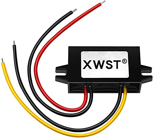 XWST 48 V 12 V convertidor CC convertidor 36 V/48 V a 12 V 1 A 12 W Auto Fuente de alimentación convertidor transformador adaptador amplia entrada para coche motor camión