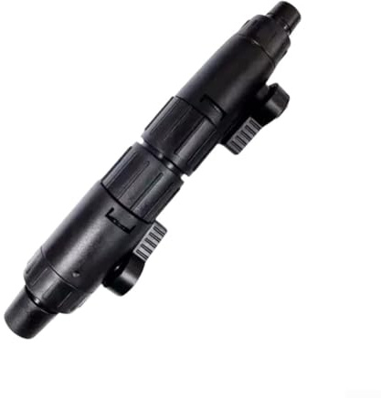 Easy Detach Aquarium Filter Connector with Integrated Shut Off Valve for Usage (12-16MM)