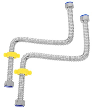 GALPADA Raccord Ondulé En Acier Inoxydable Pour Système De Traitement D'eau Flexible Connecteur Pour Tuyau De Toilette Cuisine Douche Alimentation En Eau