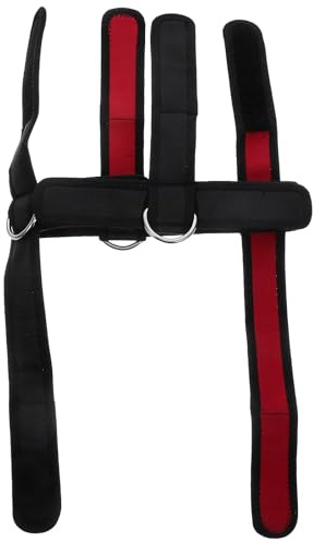 Beavorty Arnés Entrenador de Cabeza y Cuello Ajustable para Entrenamiento de Fuerza, Ejercitador Deportivo de Cuello para Interiores y Gimnasio, Equipo de Rehabilitación y Resistencia
