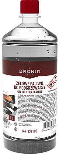 Browin 331100 Fuel Gel for Smoking Oven Gel Burners, Transparent
