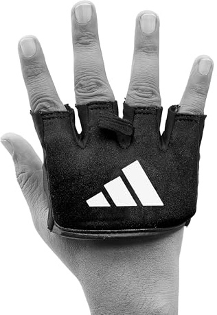 adidas Unisex Knuckle Sleeve Innenhandschuhe, schwarz/ gold,Einheitsgröße EU