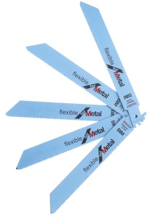 OTOTEC Säbelsägeblätter, flexibel, für Bosch Sägen S922BF, Uni-Schaft, Ersatz-Metallschneidblätter, Werkzeugset, 150 mm, 5 Stück