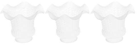 SM SunniMix 3pcs E27 Clear Replacement Pendant Lamp Shade Frosted Shade 13x10cm