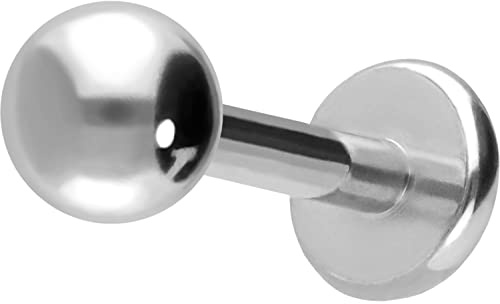 PIERCINGLINE Labret Stecker aus Chirurgenstahl - Lippen-, Nase- oder Ohrpiercing - stylische Farben und Größen