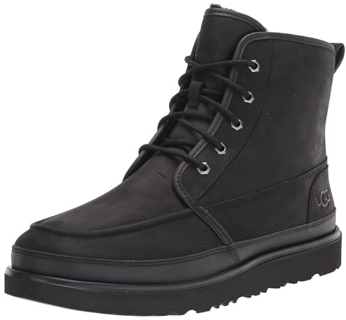 UGG Neumel High Moc Weather, Classic Boot Donna, Black Tnl, 38 EU