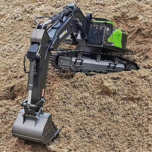 Torcster Huina 1593 Bagger 1:14 RTR inkl 2 Akkus Kettenbagger Die Cast RC Huina Raupenbagger Kettenbagger