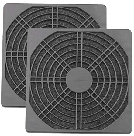 Whisverse 2 st dammtä fläktskydd ABS datorventilationsgrill 120 mm fläktfilter fläkt nätskydd verktygsfri fläktsil