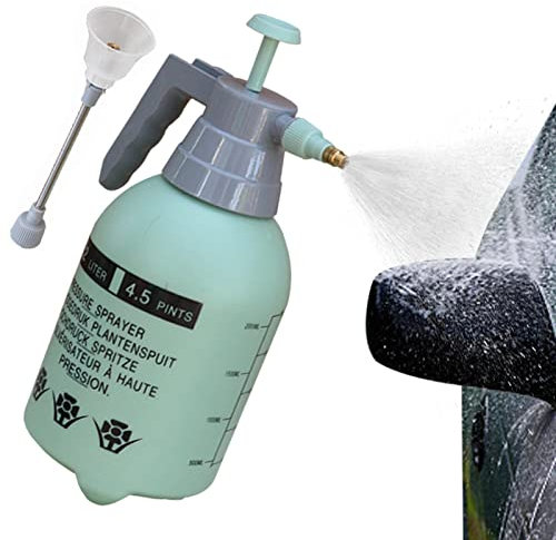 Aznever Vaporisateur à Pompe - Jardin 2L,Pulvérisateur d'eau sous Pression pour avec rallonge Pulvérisateur à Pompe à Main pour Nettoyer Les pulvérisateurs pelouse Jardin