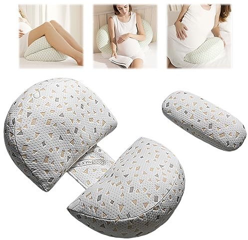 E-ALLDIR U-förmiges Schwangerschaftskissen für Schwangere Frauen, Schwangerschaftskissen, U Förmiges Stillkissen Seitenschläferkissen, Pregnancy Pillow mit Abnehmbarem Baumwollbezug