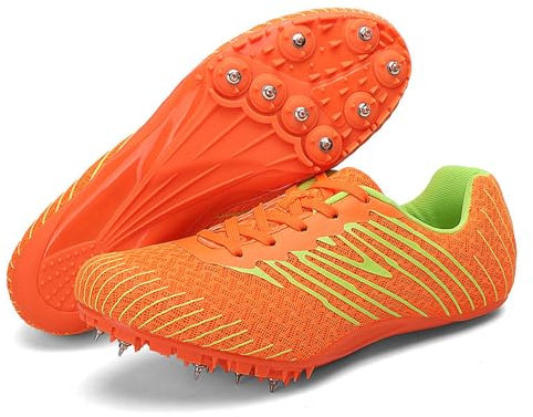Zapatillas De Atletismo Clavos Zapatos con Clavos para Atletismo Unisex Spikes Atletismo para Pista Zapatos con Clavos Atletismo Resistencia Al Desgaste para Entrenamiento De CompeticióN