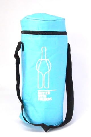 1,5 und 2 Liter Flaschenkühler, flexibel, tragbar, für Strand, Camping, Kühltasche