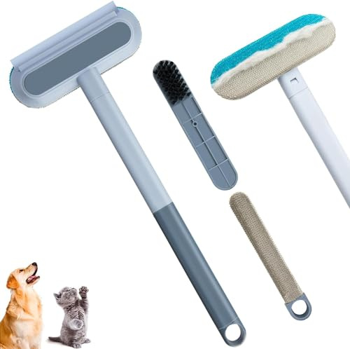 Fhintory Cepillo quitapelos Mascotas, Pet Hair Remover, Quitapelos Mascotas Reutilizable, Quita pelos Mascota, Quitapelos Gato, Cat Hair Remover, Perro Hair Remover, Cepillo Gatos quitapelos Pelo