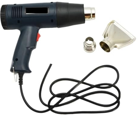 MZZYG Pistola de Calor Pistola Caliente Eléctrica Pistolas De Calor De Aire Kit De Herramientas Pistola For Asar Película De Coche para encoger PVC, Manualidades, decapado de pintur
