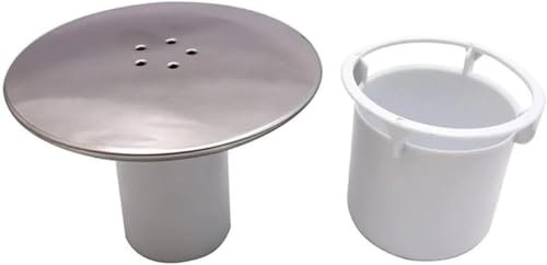 Duschablauf-Abdeckung, 90 mm，115 mm Duschabflussabdeckung, Ersatz, schneller Durchfluss,schneller Durchfluss, abnehmbare obere Kappenteile