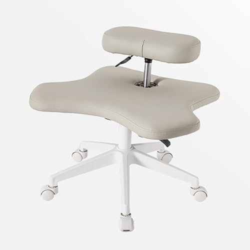 Ergonomischer Stuhl mit Kreuzbeinen, vielseitiger Kniestuhl, höhenverstellbar, Schreibtischstuhl für Heimbüro und Yoga-Enthusiasten, flexibles Design, Meditationsfanatiker (farbig)