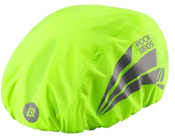 ROCKBROS Copricasco Bici Impermeabile e Riflettente, Copertura Idrorepellente per Ciclismo, Parapioggia Antipolvere per MTB e Strada