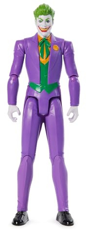 DC Comics - Figur der Joker 30 cm – Joker Figur mit Gelenken – Erstellen Sie Ihre eigenen Comic-Kämpfe – Superhelden und Super Schurke – Spielzeug zum Sammeln – Spielzeug für Kinder ab 3 Jahren