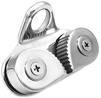 OAJABBGE Nockenklampen Bootsnocken Klampen Fairlead Marine Segeln Ruderboote Segelboote Kajak Kanu Beiboot Zubehör
