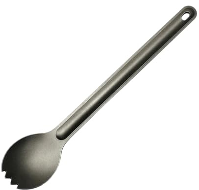 DOUDINGMAO Long Handle Spork and Spoon, Forkspoon Spork Portabale Flatwares Outdoor Camping Long Spork, Reusable