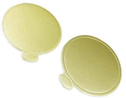 TOPBATHY 100pcs Round Cake Boards Cardboard Cake Base for Mousse Disposable Single Portion Display Stand