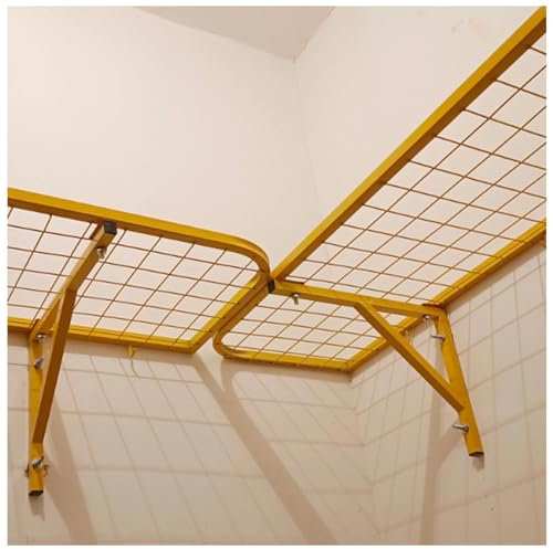 Scaffalatura da garage resistente a parete con ripiani galleggianti per organizzazione di strumenti Unità metalliche per negozio capannone magazzino cucina dispensa