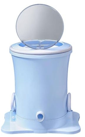 MagiDeal Essoreuse à linge manuelle, mini, compacte et portable, idéale pour les dortoirs, les camping-cars, les appartements et les maisons, Bleu, L