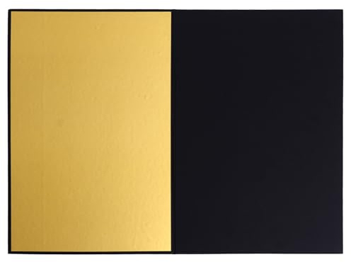 BAZEITFLOW Pannello Riflettente Pieghevole in Cartone A3 Tre Lati Colorati Nero Bianco Oro Riflettore Fotografico Multiuso per Studio Gioielli e Oggetti Controllo Luce per Illuminazione