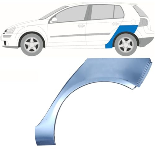 Reparaturblech Kotflügel hinten für Volkswagen Golf 5 2003-2009 / Links