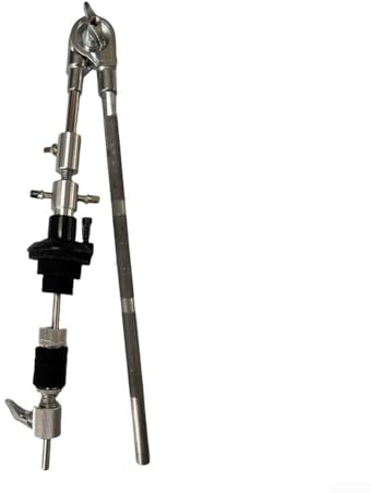 Soporte de repuesto para platillos para instrumentos de percusión, extensión de clip de montaje de metal para soporte de kit de batería