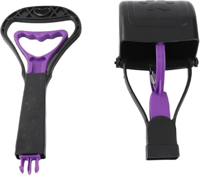 ZLXCAOB Paletta per escrementi di cane con manico lungo, strumento multifunzionale e portatile per la raccolta degli escrementi di cane, impugnatura ergonomica per forniture per